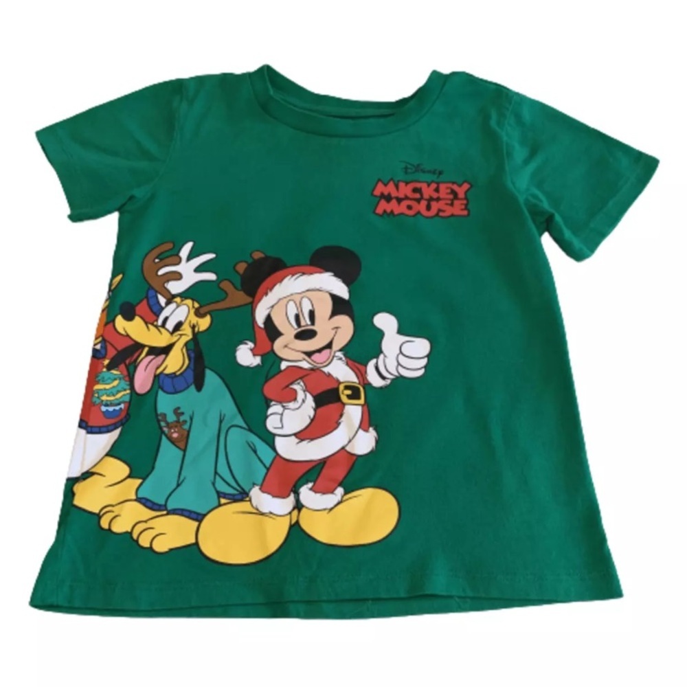 Mickey Mouse Boys Christmas Graphic T-Shirt 4/5